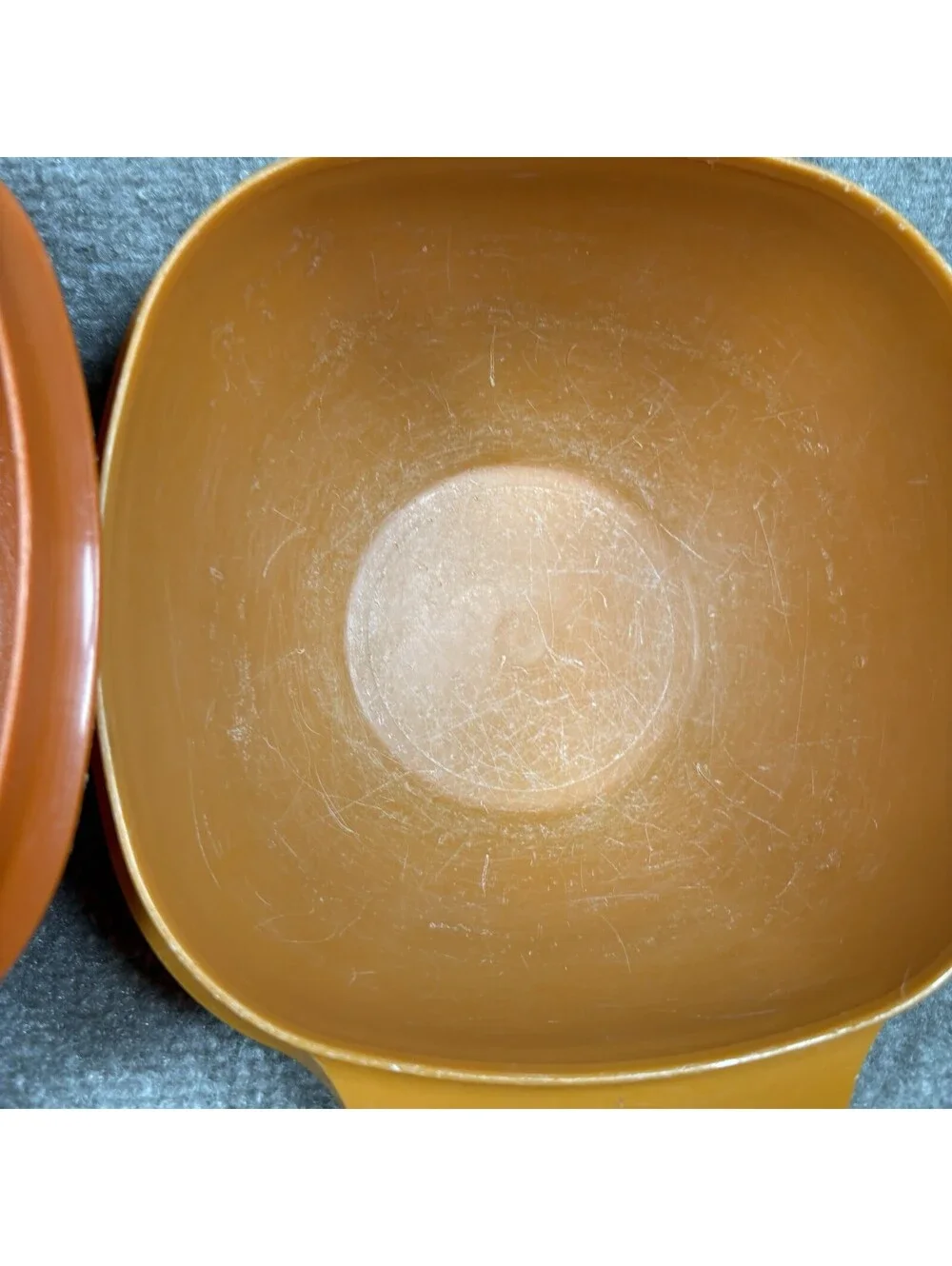 Vintage Tupperware 10 Servalier Bowls 886, 836, 838, w/Lids Orange & Yellow